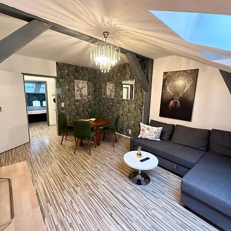 Apartment Zum Gruenen Hirsch Inkl. Parkplatz Erfurt Dış mekan fotoğraf