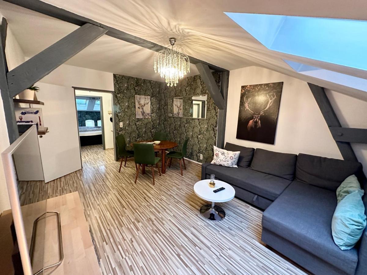 Apartment Zum Gruenen Hirsch Inkl. Parkplatz Erfurt Dış mekan fotoğraf