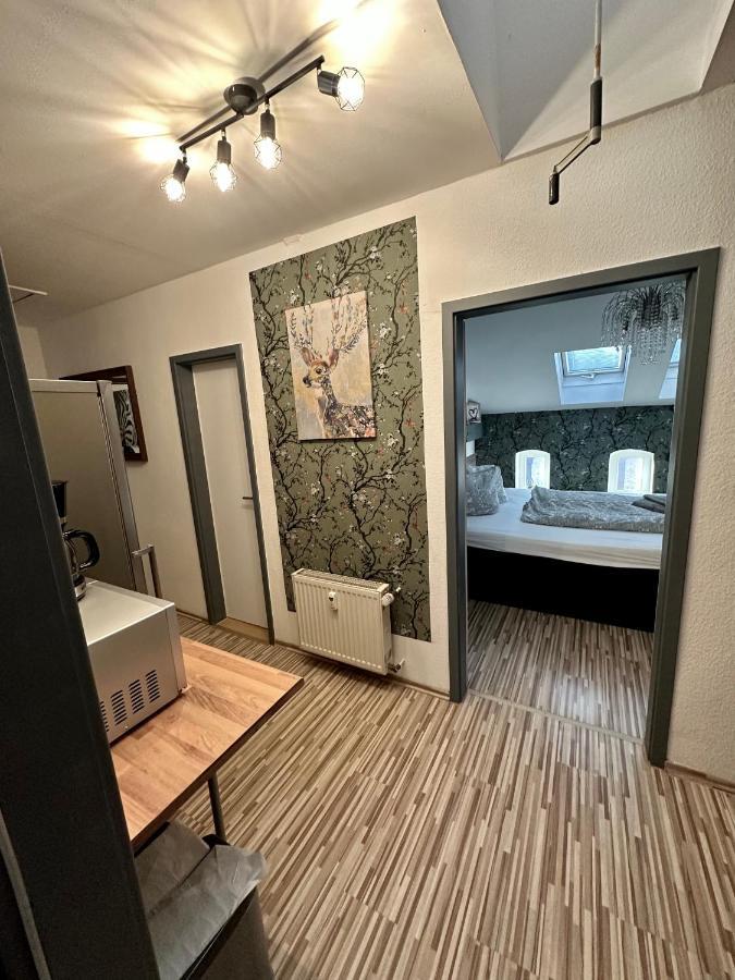 Apartment Zum Gruenen Hirsch Inkl. Parkplatz Erfurt Dış mekan fotoğraf