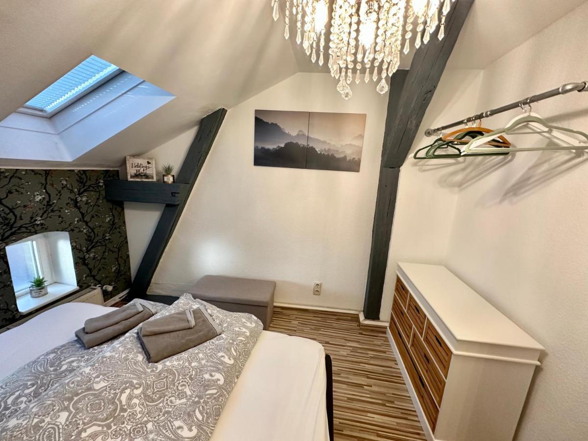 Apartment Zum Gruenen Hirsch Inkl. Parkplatz Erfurt Dış mekan fotoğraf